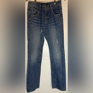 Seven7 Blue Denim Jeans waist 31” hemmed to 30 3/4” W31L30